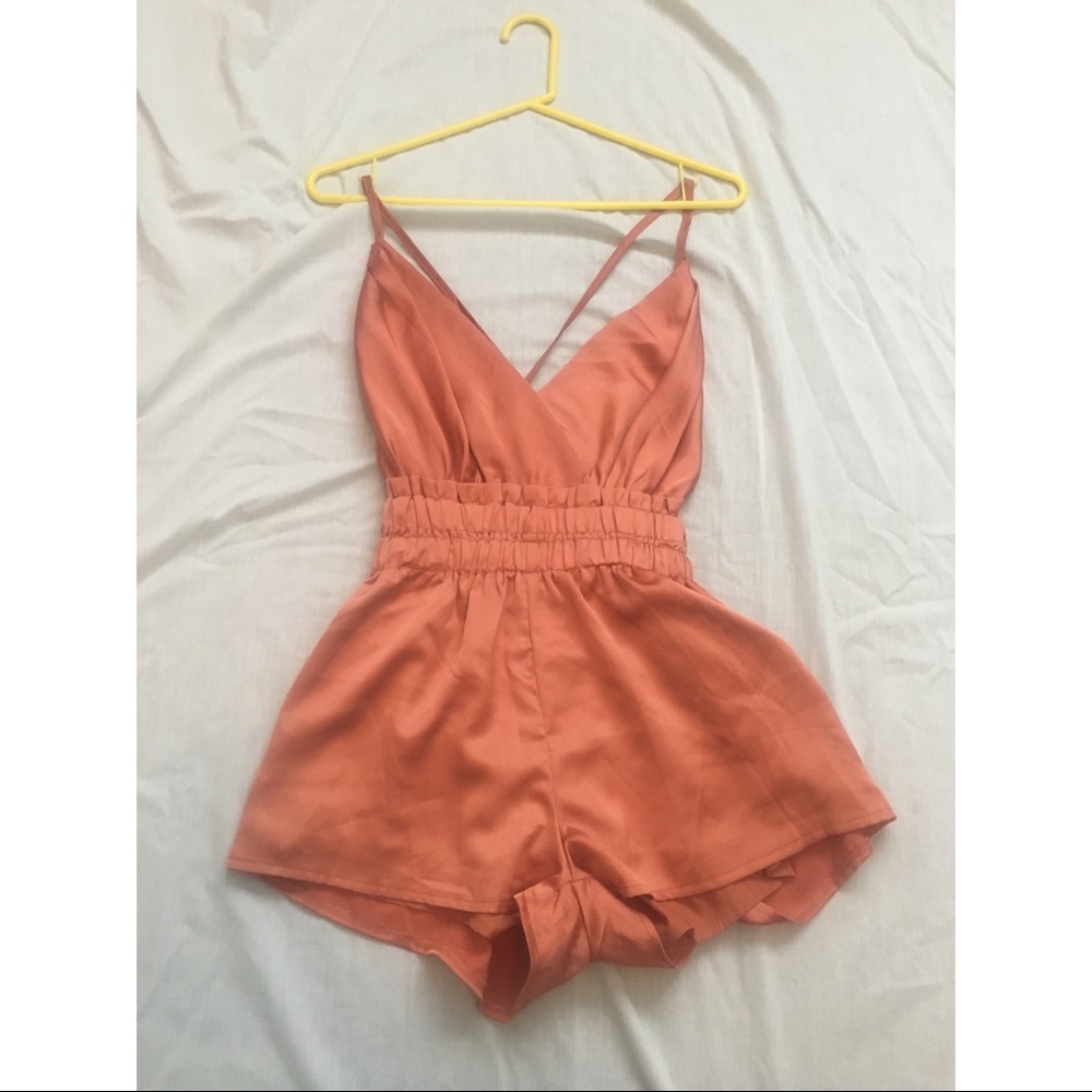 Satin romper